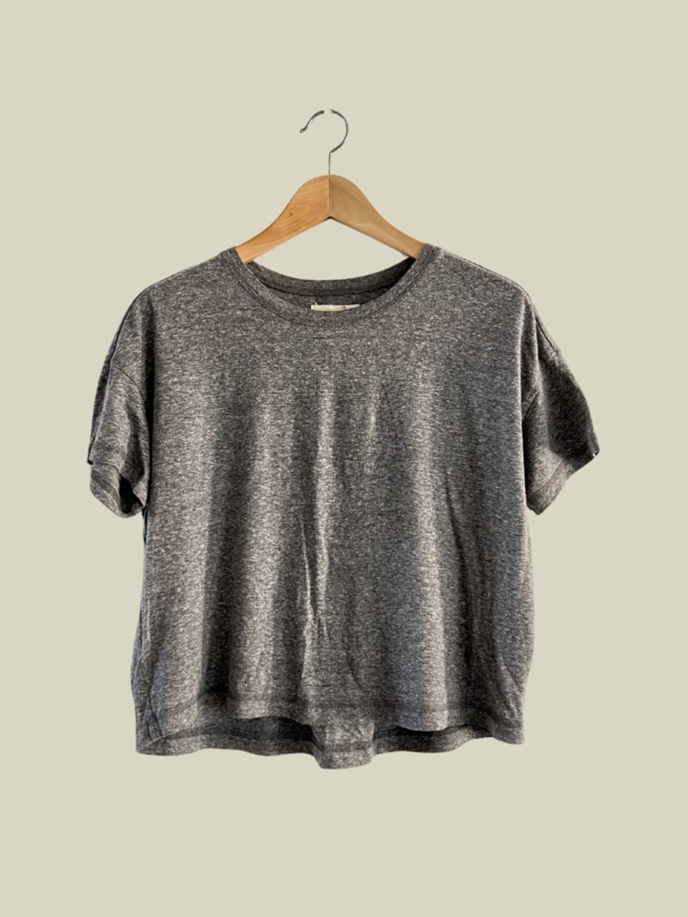 Rivet & Thread Triblend Oversized Boxy-Crop Tee
